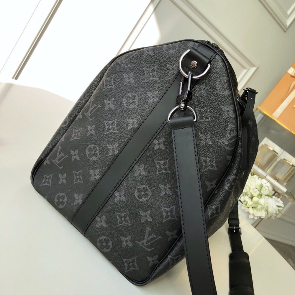 Louis Vuitton Keepall Bandouliere 55 Monogram Eclipse Canvas 55cm LV M40605