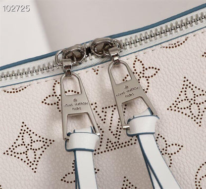 Louis Vuitton Monogram Mahina Beaubourg Mm Hobo