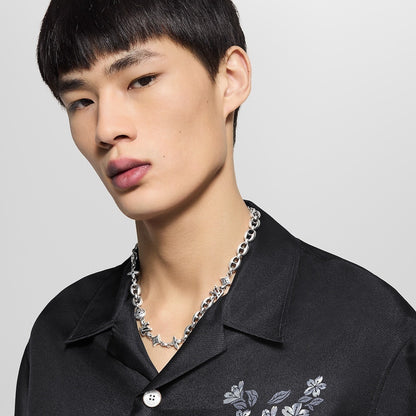 Louis Vuitton Lv Sailor Medium Chain Necklace Silver M03189