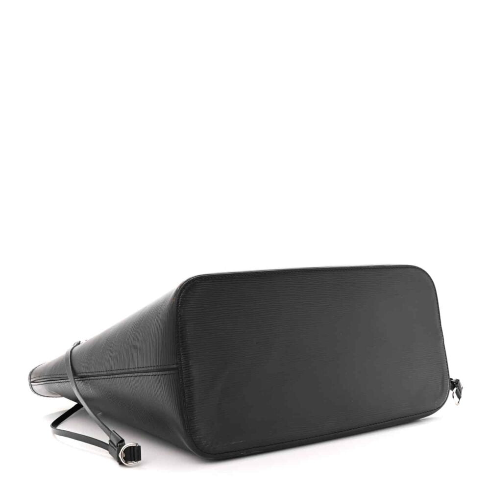 Louis Vuitton Neverfull Black MM Silver Hardware 31Cm M11930