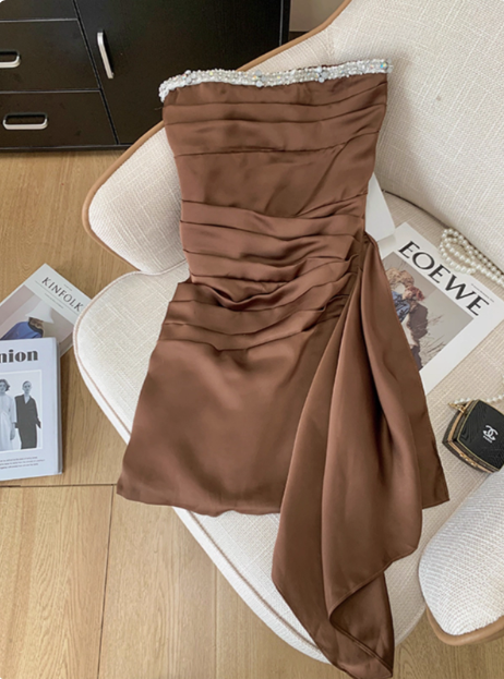 Chic Ball Gowns Brown Homecoming Dresses 16Th Birthday Outfits