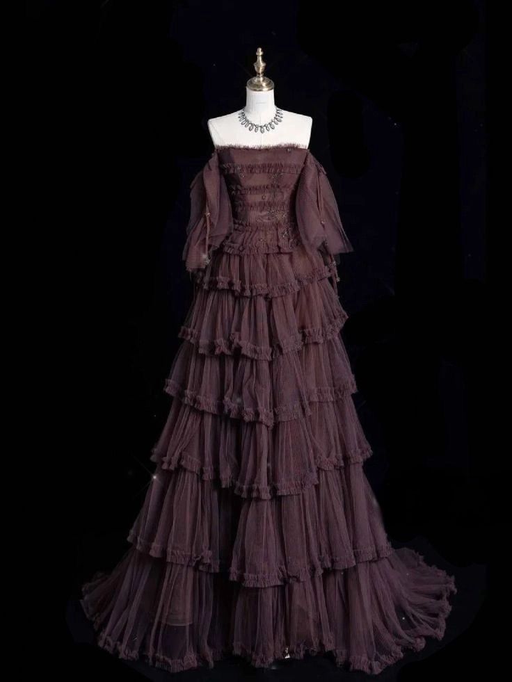 Chic Ball Gowns Off The Shoulder Long Sleeves Prom Dress Tulle Long Prom Dresses