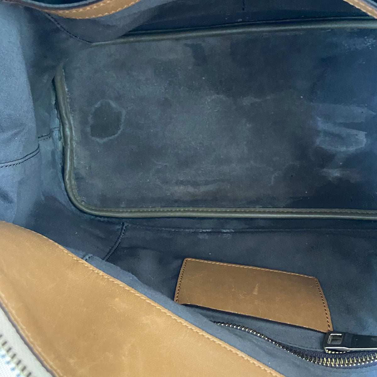 Chloe Brown Python and Leather Baylee Tote