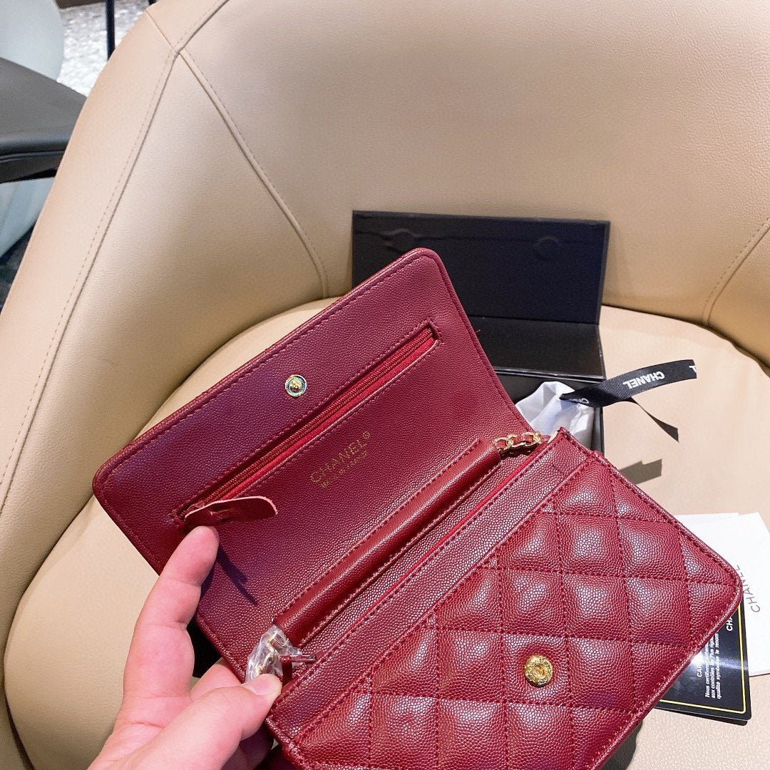 CHANEL WOC MINI RED