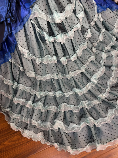 Vintage Navy Blue Sweetheart Satin Strapless Sweet 16th Quinceanera A-Line Evening Dress Ball Gown  TP4261
