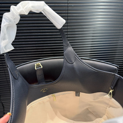 Gucci Mercato Medium Tote Bag Denim Navy Blue 36Cm