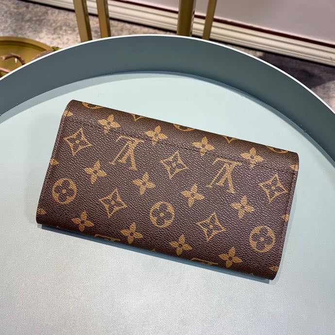 Louis Vuitton Sarah Wallet Fuchsia Pink 19Cm M62234
