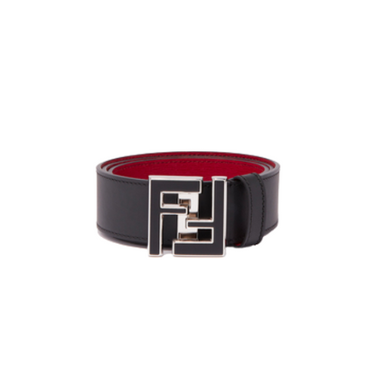 FENDI LEATHER BETL BLACK 40MM