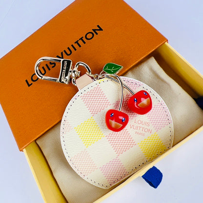 Louis Vuitton Cerise And Blooming Flowers Bag Charms