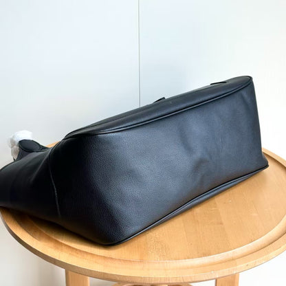 Gucci Borsetto Medium Boston Bag Black Leather 28cm