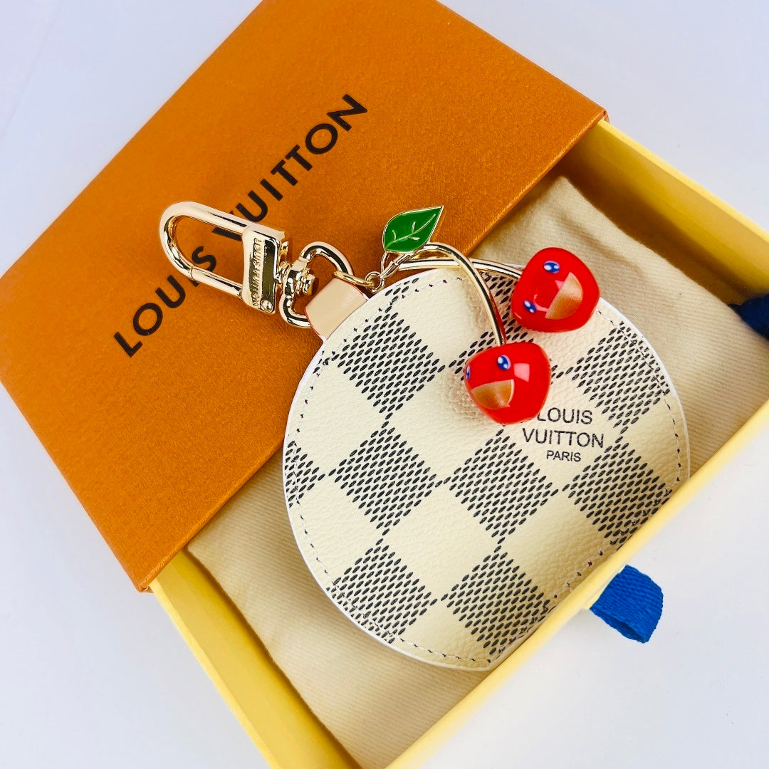 Louis Vuitton Cerise And Blooming Flowers Bag Charms