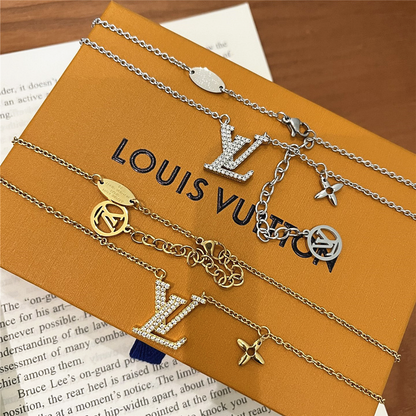 Louis Vuitton Lv Iconic Enamel Necklace Silver M02751