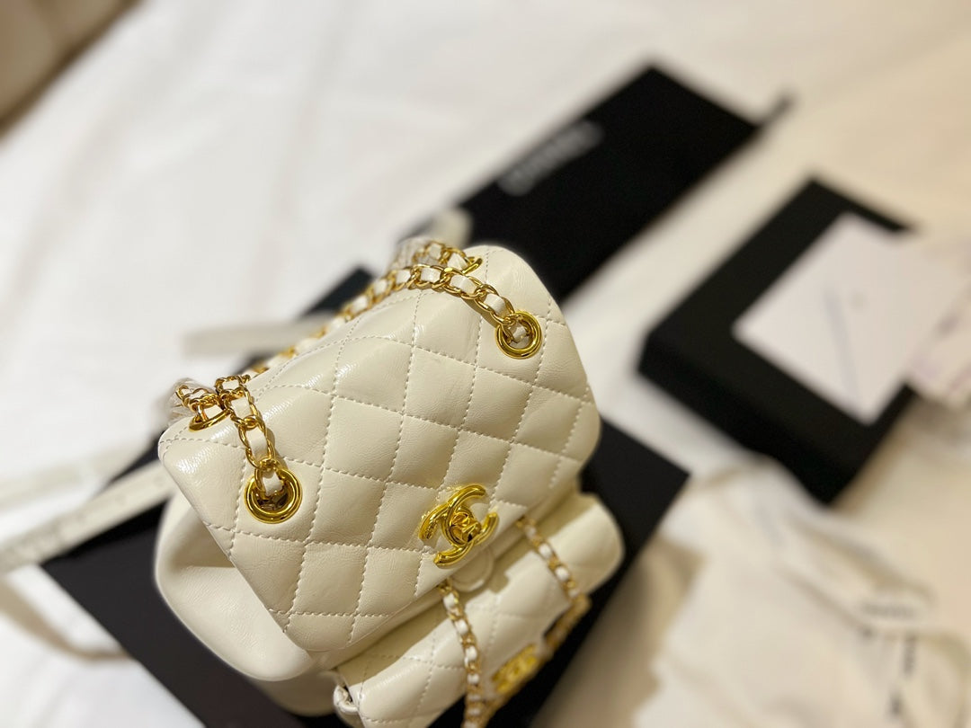 Chanel Mini Duma White