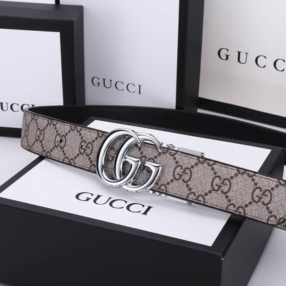GUCCI GG MARMONT REVERSIBLE BELT BEIGE 627055 92TIN 4075