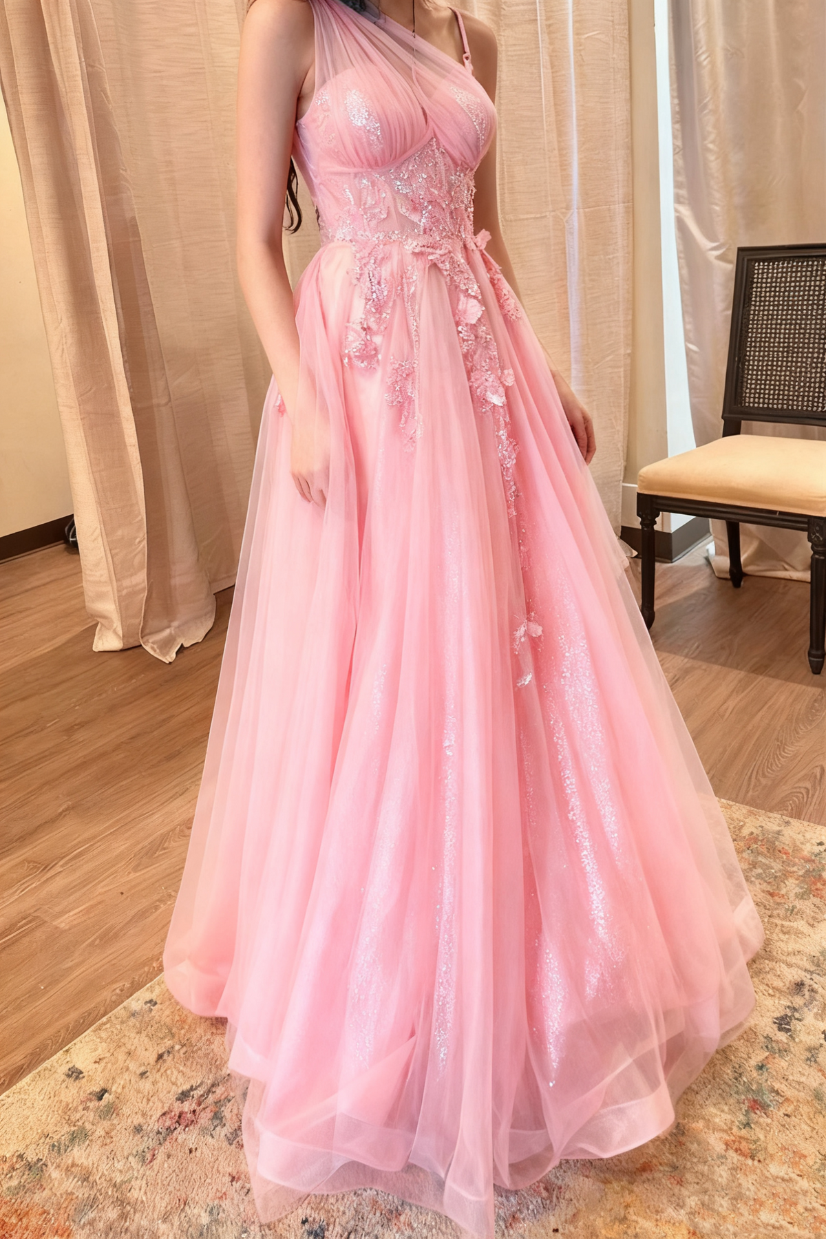 Evening Dresses Black Prom Lace Evening Gowns Princess Formal Women Dress