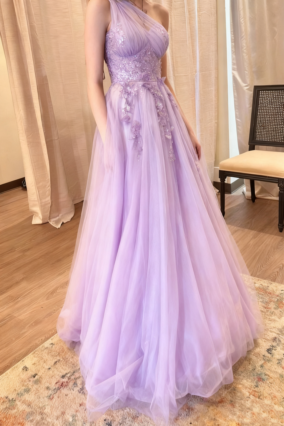Evening Dresses Black Prom Lace Evening Gowns Princess Formal Women Dress