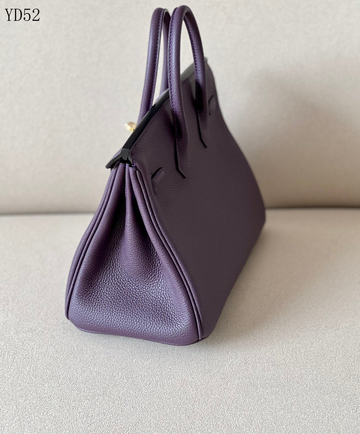 H BIRKIN 25 TOGO PURPLE  GOLD HARDWARE 25CM