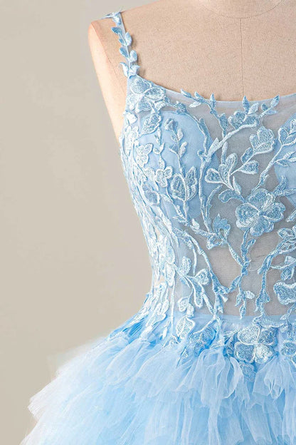 Cute light blue transparent body decal back to school dress