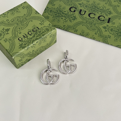 Gucci GG Marmont Earrings Silver 863859 I4601 0926