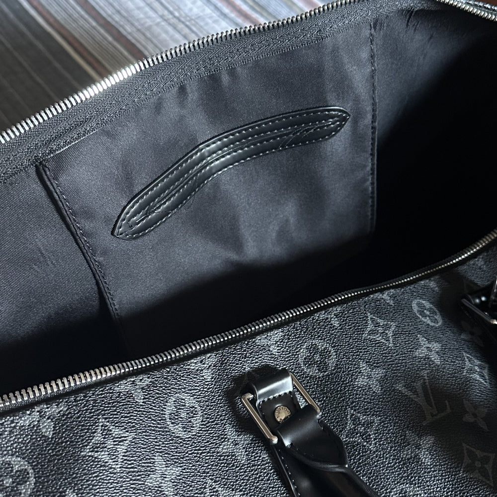 Louis Vuitton Keepall Bandouliere 55 Monogram Eclipse Canvas 55cm LV M40605