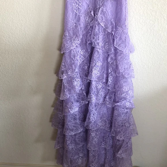 Lilac Lace Long Prom Dress Prom Gowns Prom Dresses