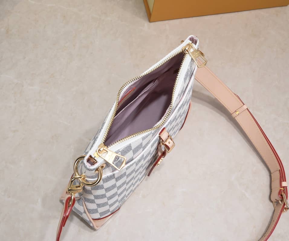 Louis Vuitton Odéon Shoulder Bag Damier Azur 26Cm