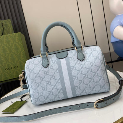 GUCCI OPHIDIA GG MINI TOP HANDLE BAG