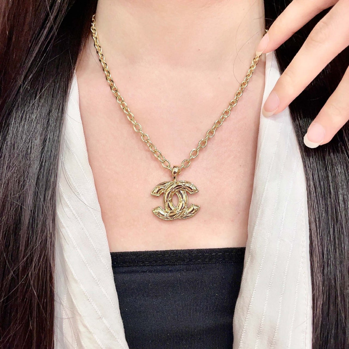 Chanel Coco Mark Long Necklace