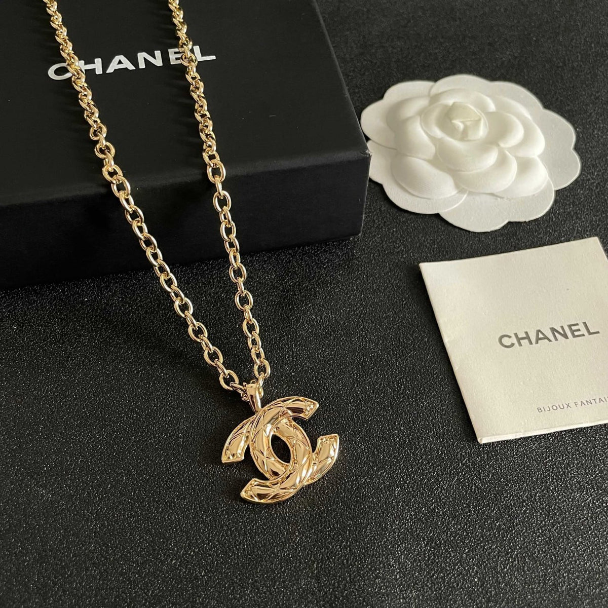 Chanel Coco Mark Long Necklace