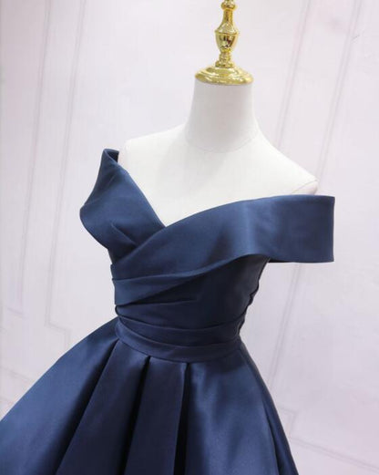 Emerald Green/Burgundy/Blue/Pink Off Shoulder Short Homecoming Dress Girls Junior Short Prom Gown  C1132