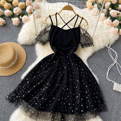 Cute A Line Tulle Short Dress Fashion Dress  10677