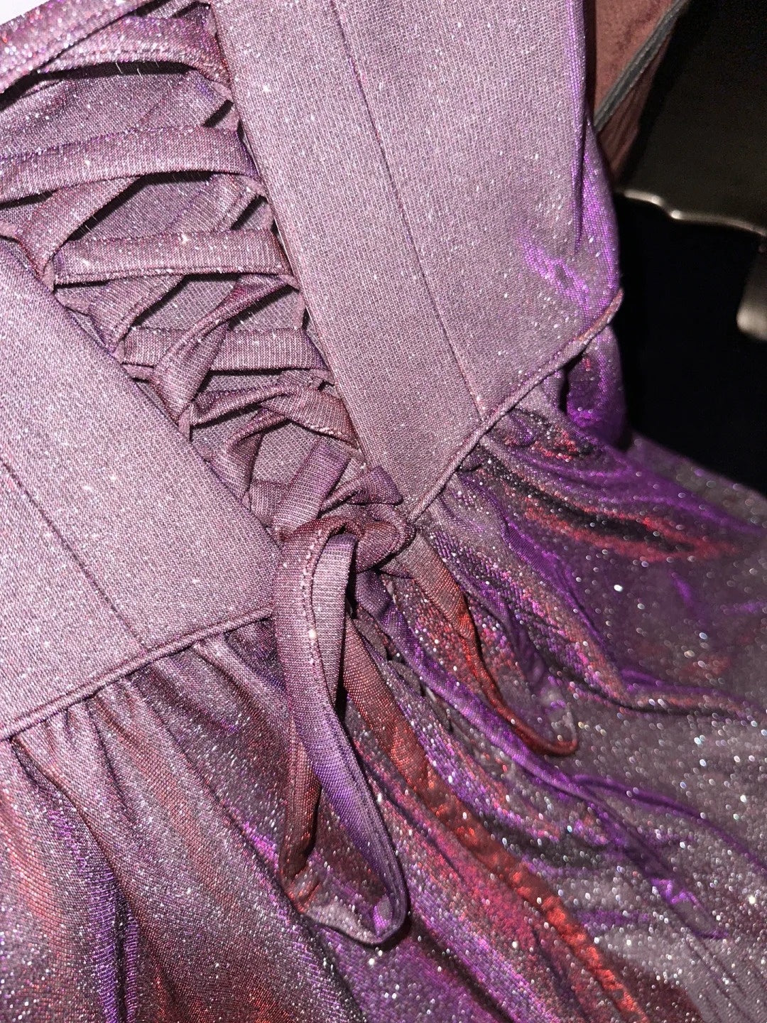 Purple Fashion Gorgeous Shining Elegant Long Fashion Dress gh6645
