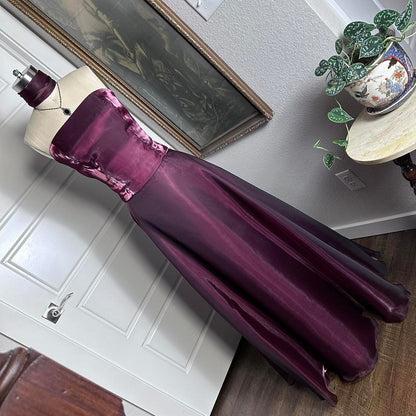 Purple Elegant Vintage Fashion Long Tulle Prom Dress Prom Gowns Prom Dresses