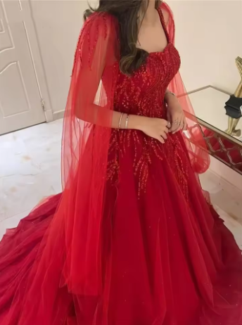 Sexy Ball Gowns Navy Blue Tulle Long Sequin Prom Dress Long Prom Dresses