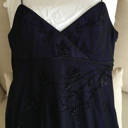 Sexy Mermaid Prom Gowns With Straps Navy Blue Prom Dresses
