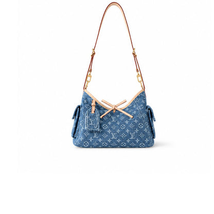 Louis Vuitton Carryall Cargo PM Blue Denim 33Cm