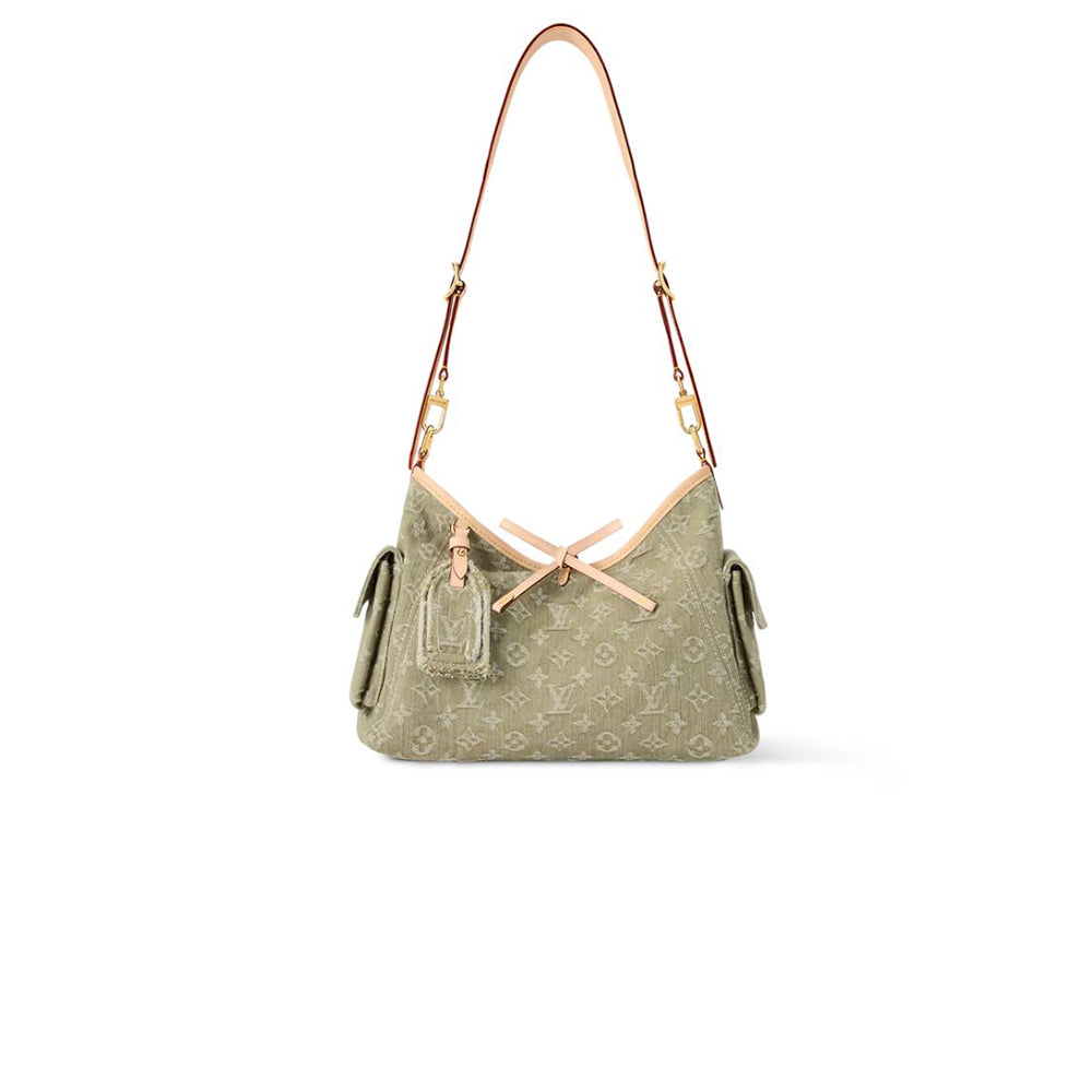 Louis Vuitton Carryall Cargo PM Khaki Denim 33Cm M27623