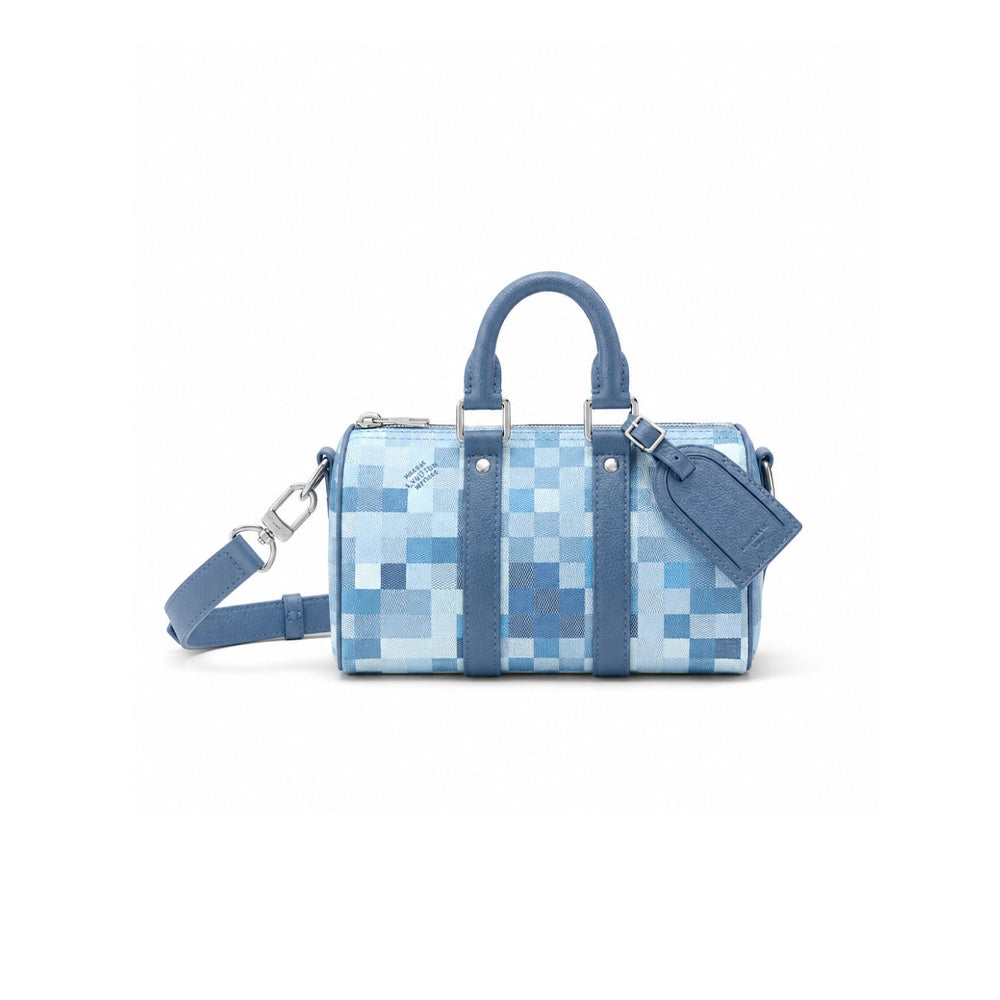 Louis Vuitton Keepall Bandoulière 25 Blue 25Cm M28600
