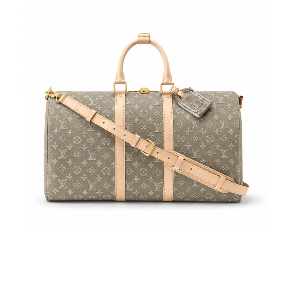 Louis Vuitton Keepall Bandoulière 45 Khaki 45Cm