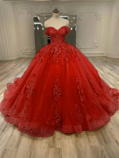 Quinceanera Dress Sweetheart Ball Gown Prom Dresses