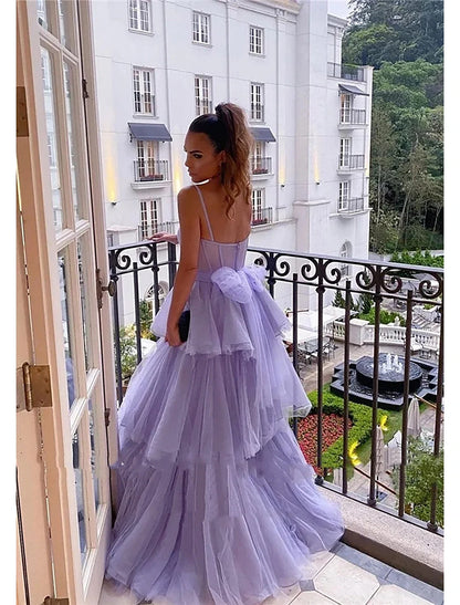 Ball Gown Prom Dresses Vintage Dress Formal Wedding Guest Floor Length Sleeveless Sweetheart Tulle Backless with Pleats Ruched 2025